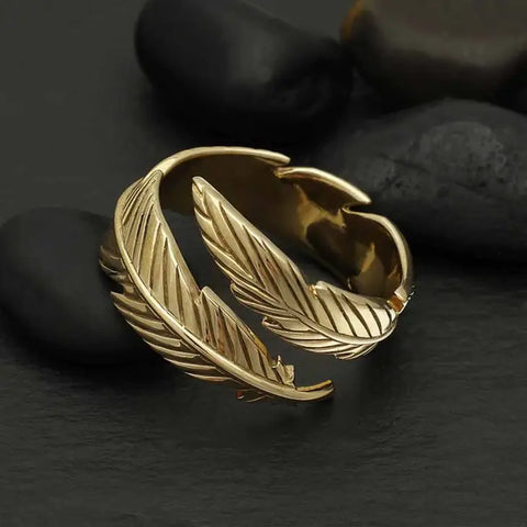 Adjustable Feather Ring