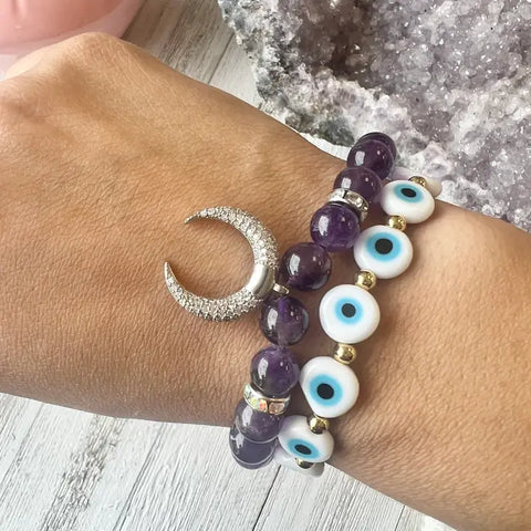 Amethyst Luna Bracelet