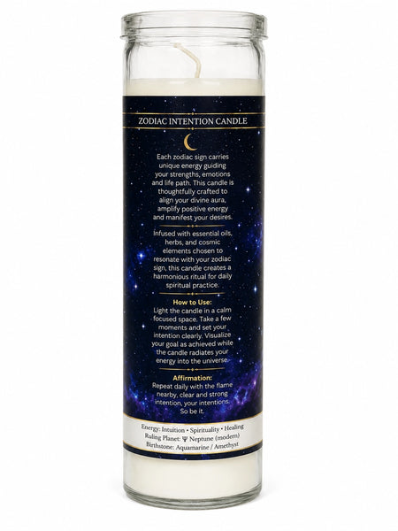 Zodiac Intention Candle: Pisces - The Fish