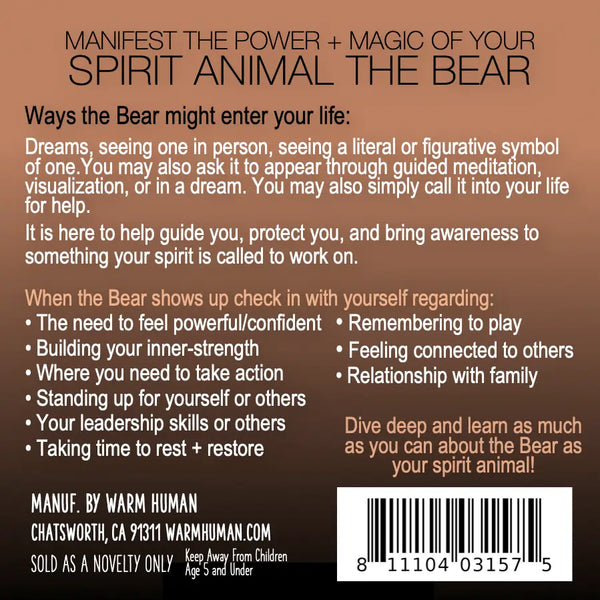 Manifest the Power + Magic of Your Spirit Animal the Bear