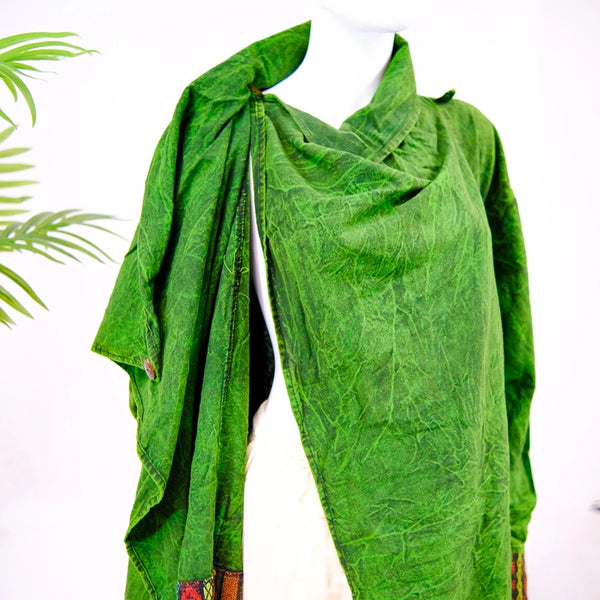 Patchwork Unisex Handwoven Duster/Cardigan