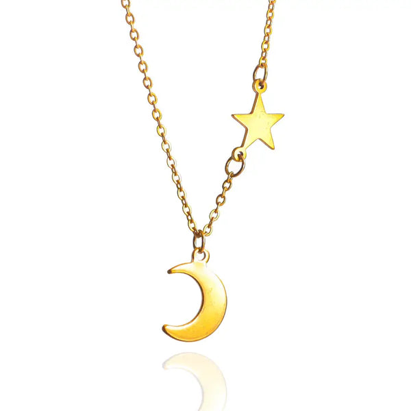Moon & Star Necklace