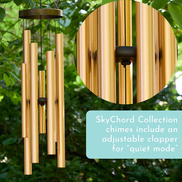 Rose Gold Skychord Wind Chime - 50"