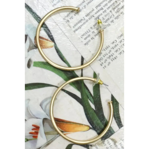 The Best of Hoops Earrings - Matte Gold