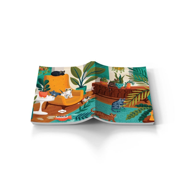 Cats Up To No Good Layflat Notebook Journal