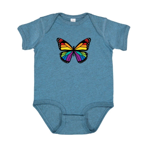 Rainbow Butterfly Infant Onesie