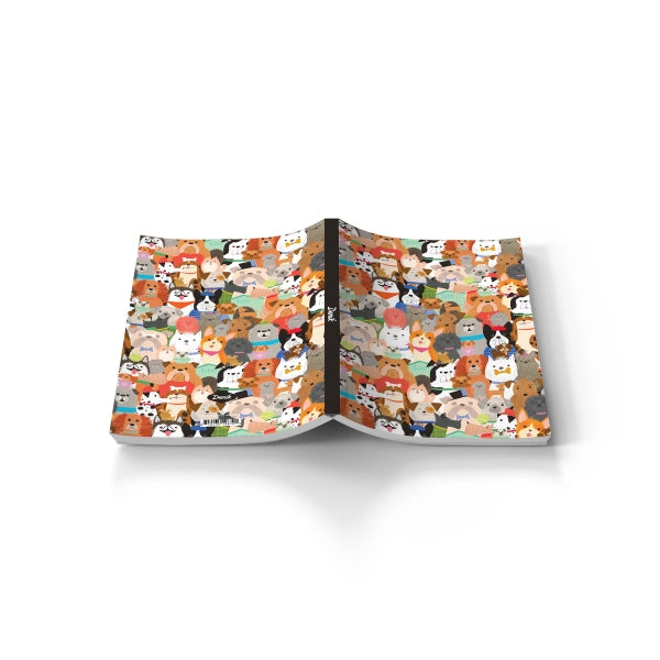 Dog & Puppy Love Soft Touch Classic Layflat Notebook