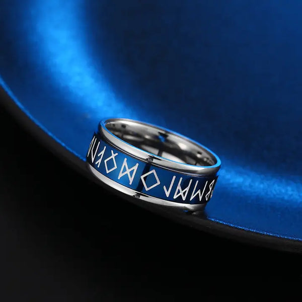 Runic Alphabet Fidget Rings