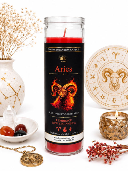 Zodiac Intention Candle: Aries - The Ram