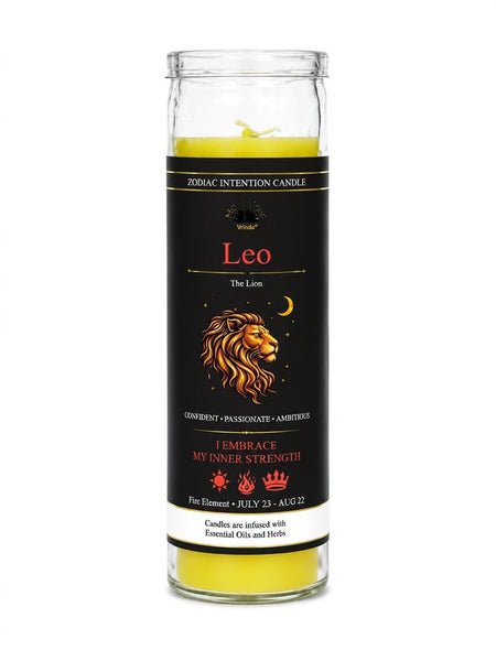 Zodiac Intention Candle: Leo - The Lion