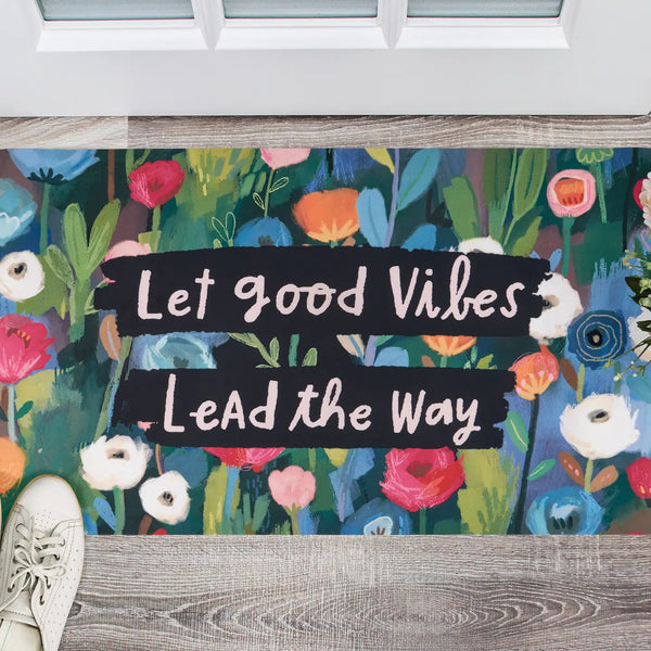Let Good Vibes Lead The Way Rug 30" x 18"