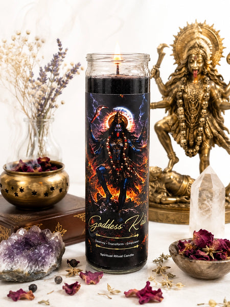 Goddess Kali Spiritual Ritual Jar Candle