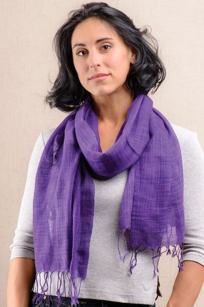 Handloom Ikat Wool Scarf