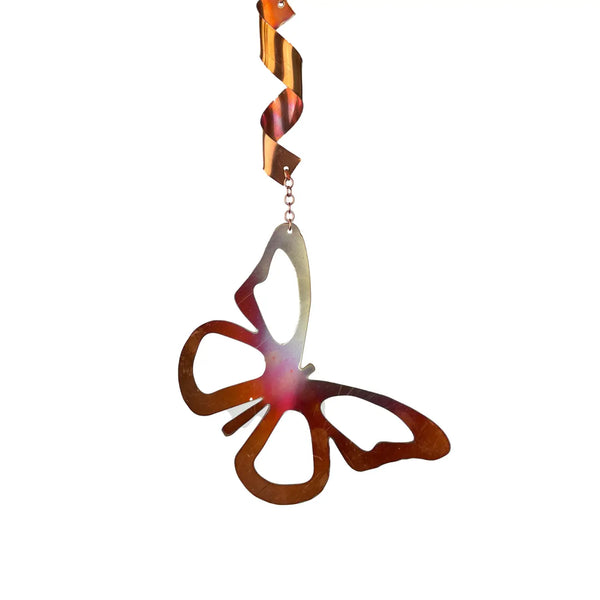 Large Natural Copper Spinner -Butterfly