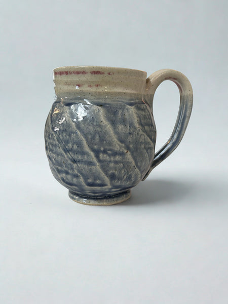 Light Blue Wave Mug by Liz Butler