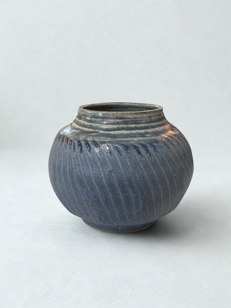 Small Blue Vase by Liz Butler