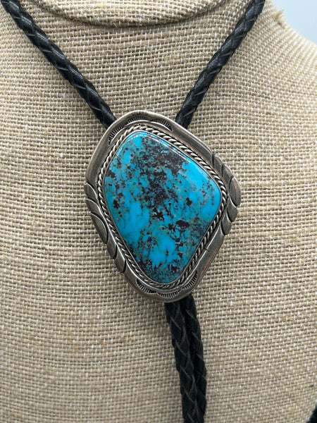 Large Turquoise Bolo - Marcia Nickols Collection