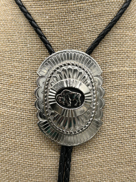 Silver Buffalo Bolo - Marcia Nickols Collection