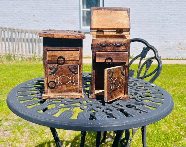 Triple Moon Herb Chest