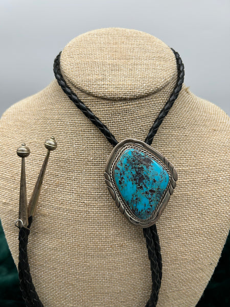 Large Turquoise Bolo - Marcia Nickols Collection
