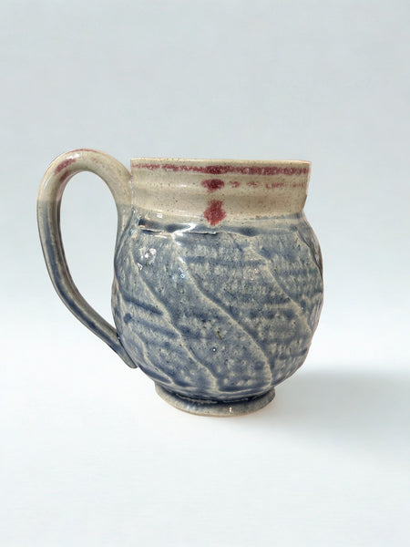 Light Blue Wave Mug by Liz Butler