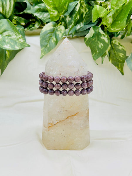 Lepidolite Elastic Bracelet