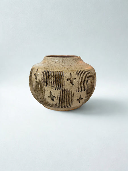 Moth and Moon Vase by Liz Butler