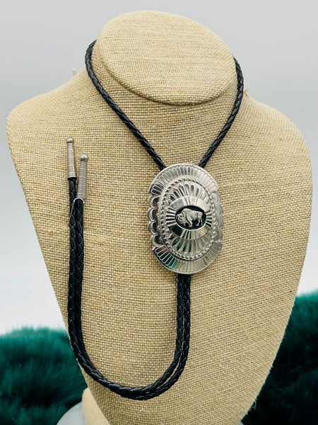 Silver Buffalo Bolo - Marcia Nickols Collection