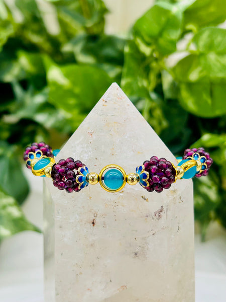 Purple Garnet Bracelets