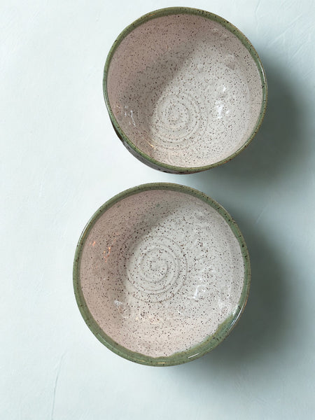 Green Snail Bowls by Liz Butler