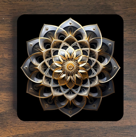 Steampunk Mandala Magnet