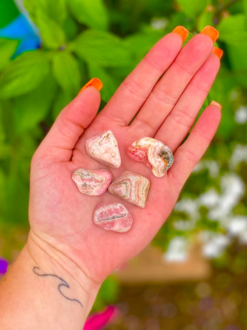 Polished Rhodochrosite Tumbles - Grade AA