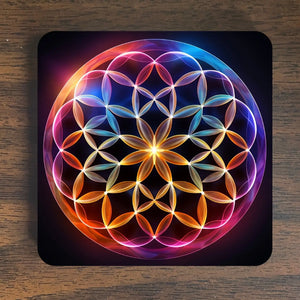 Neon Mandala Magnet