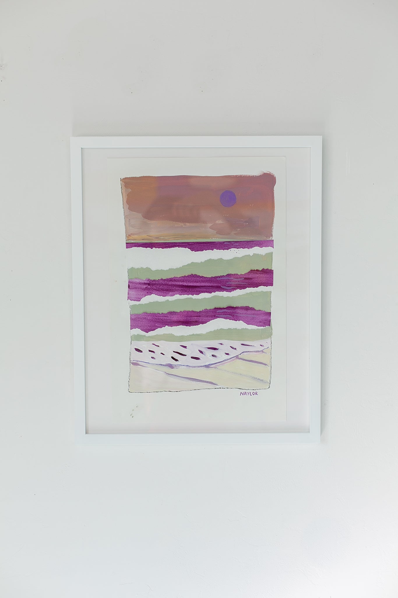 “Violet Mood” - The Seascapes Collection by Andrea Naylor