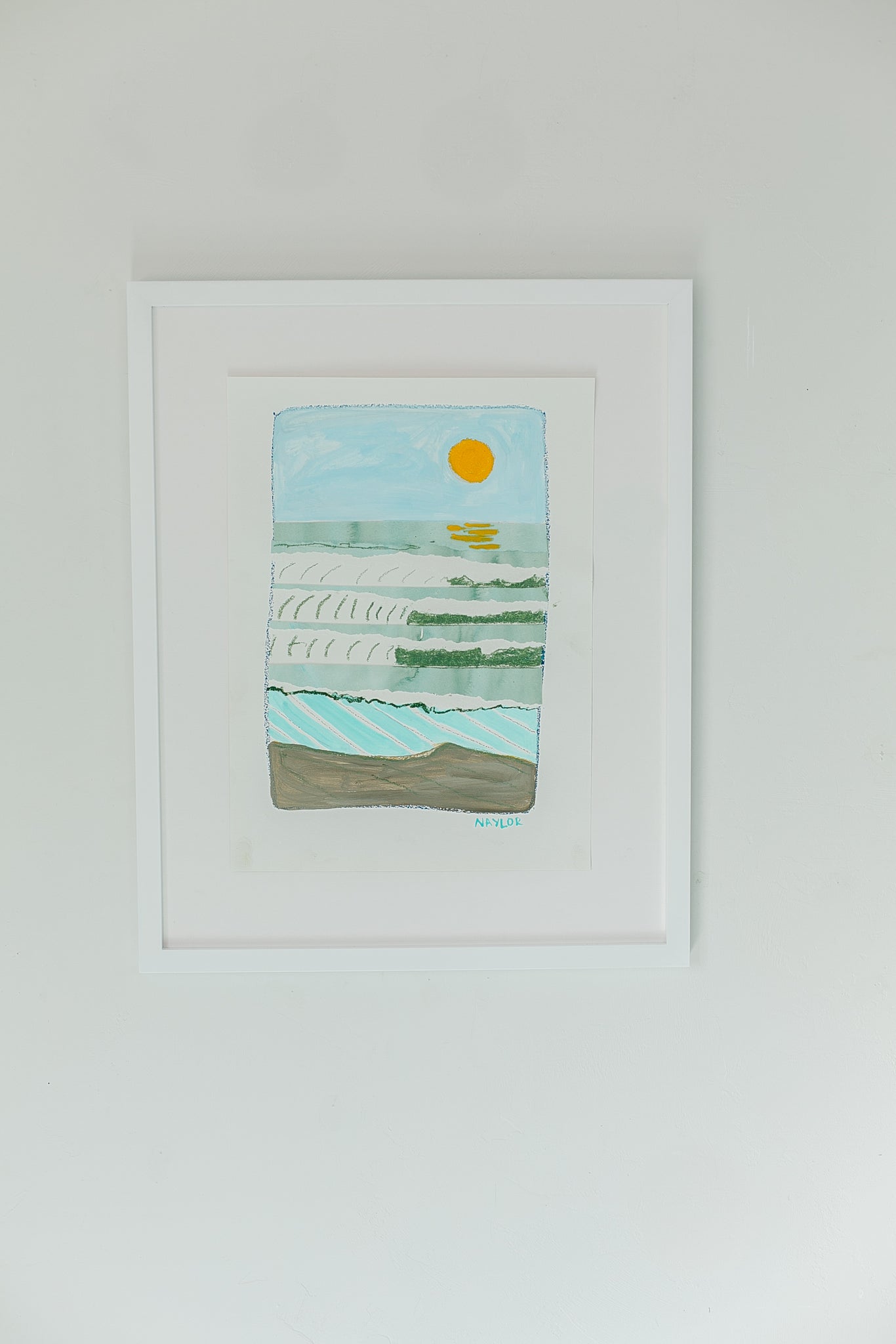 “Yellow Sun” - The Seascapes Collection by Andrea Naylor