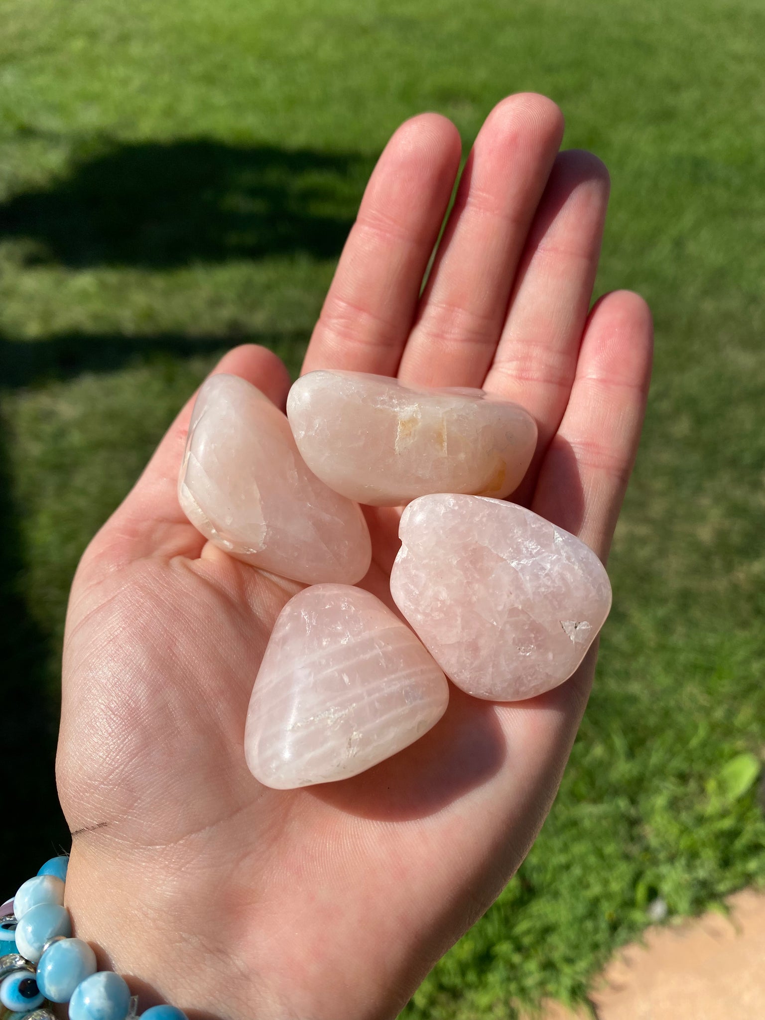 Polished Rose Quartz - Pocket Stones