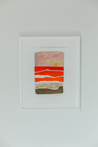 “Red Waves” - The Seascapes Collection by Andrea Naylor