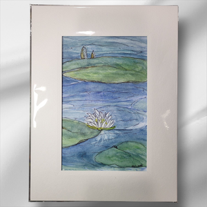 9"x12" Lily Doodles by Marcia Nickols