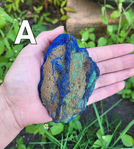 Azurite Malachite Chunks