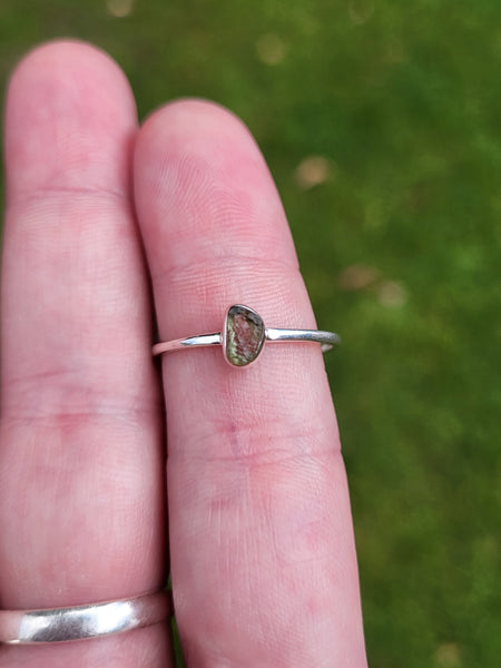 Moldavite Ring
