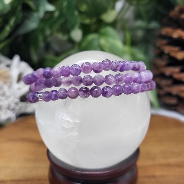 Lepidolite Elastic Bracelet