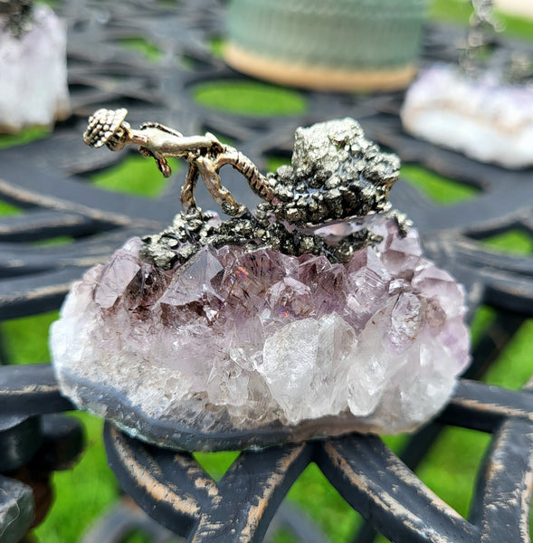 Amethyst or Fluorite Miner