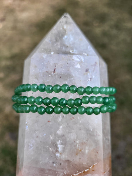 Green Aventurine Elastic Bracelet