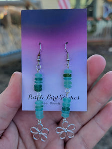 Ancient Roman Glass Earrings Style Q - by Nikkie Howard