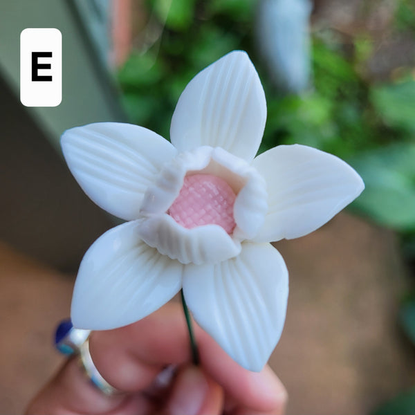 The Forever Bloom Hand-Sculpted Botanicals - White Series