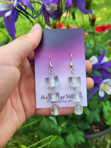 3-Tier Candy Cane Earrings by Nikkie Howard