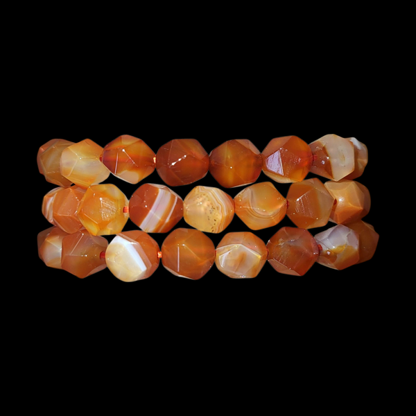 Carnelian Elastic Bracelets
