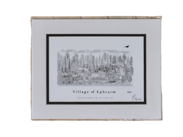 "Village of Ephraim” - Printed Sketch by David Robillard