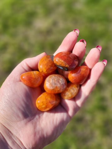 Fire Quartz Tumbles