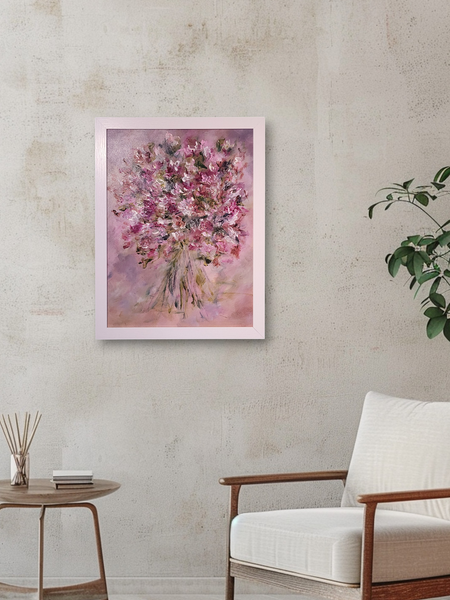 "Love In Full Bloom" - by Terry Lundahl - Original Acrylic